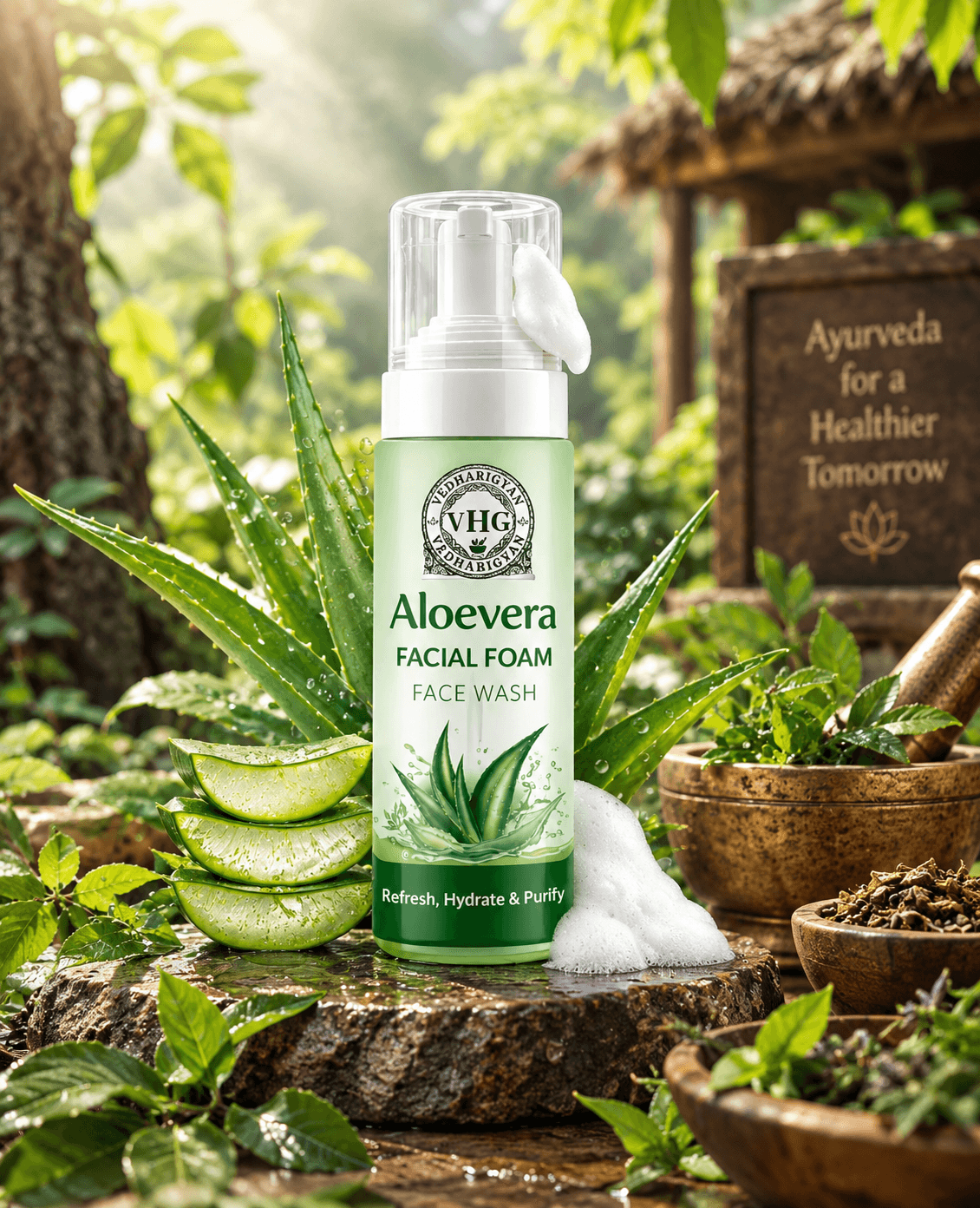 Aloevera Facial Foam / Facewash